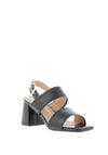 Xti Womens Patent Block Heeled Shoes, Black
