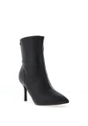 Xti Glitter Effect Stiletto Heel Ankle Boots, Black