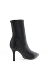 Xti Glitter Effect Stiletto Heel Ankle Boots, Black