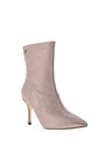 Xti Glitter Heeled Ankle Boots, Lead Grey