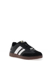 Xti Stripe Detail Lace Up Trainers, Black
