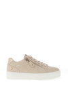 Xti Womens Woven Side Zip Trainers, Beige