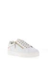 Xti Womens Woven Side Zip Trainers, White
