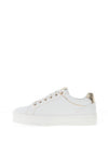 Xti Womens Woven Side Zip Trainers, White