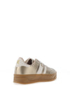 Xti Womens Double Stripe Laced Trainers, Gold