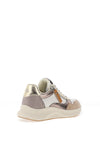 Xti Womens Multi Textile Side Zip Trainers, Beige & Gold