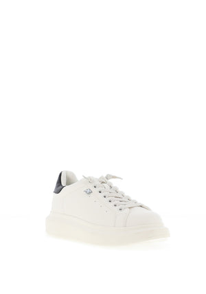 XTI Womens Faux Leather Chunky Sole Trainers, White
