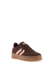 XTI Platform Lace Up Trainer, Brown