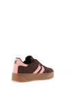 XTI Platform Lace Up Trainer, Brown