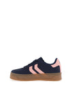 XTI Platform Lace Up Trainer, Navy