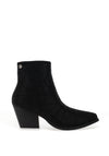 Xti Womens Geo Stud Detailed Heeled Boots, Black