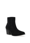 Xti Womens Geo Stud Detailed Heeled Boots, Black