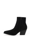 Xti Womens Geo Stud Detailed Heeled Boots, Black