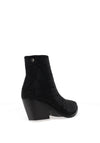 Xti Womens Geo Stud Detailed Heeled Boots, Black
