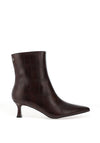 Xti Womens Snaked Printed Heeled Ankle Boot, Brown