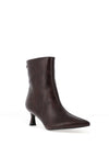 Xti Womens Snaked Printed Heeled Ankle Boot, Brown