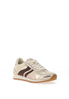 Xti Womens Crackled Metallic Trainers, Gold
