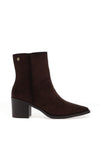 Xti Womens Structured High Ankle Heeled Boots, Brown