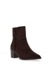 Xti Womens Structured High Ankle Heeled Boots, Brown