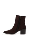 Xti Womens Structured High Ankle Heeled Boots, Brown