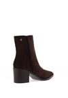 Xti Womens Structured High Ankle Heeled Boots, Brown