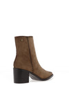 Xti Womens Structured High Ankle Heeled Boots, Taupe