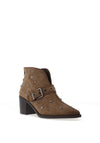 Xti Womens Studded Heeled Ankle Boot, Taupe