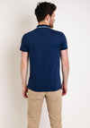 XV Kings by Tommy Bowe Burnham Tipped Polo Shirt, Deep Ocean