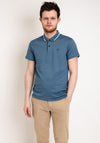 XV Kings by Tommy Bowe Burnham Tipped Polo Shirt, Sky Haze