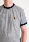 XV Kings by Tommy Bowe Hinterland Stripe T-Shirt, Classic Navy
