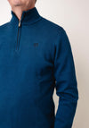 XV Kings by Tommy Bowe Unione Half Zip Sweater, Petrol Blue