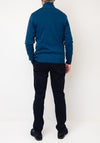 XV Kings by Tommy Bowe Unione Half Zip Sweater, Petrol Blue