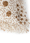 Riva Hara Enzyme Wash Fringed Cushion, Yolk