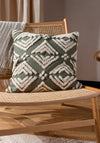 Riva Yard Taya Tuffed Square Cushion, Sage