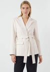 Y.A.S Sally Belted Blazer, Cream