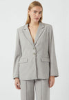 Y.A.S Riu Single Breasted Blazer, Light Grey