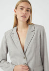 Y.A.S Riu Single Breasted Blazer, Light Grey