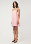 YAS Douce Strap Floral Detail Mini Dress, Pink