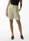 Y.A.S Tweedsta Boucle Wide Leg Shorts, Omphalodes