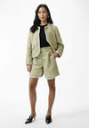 Y.A.S Tweedsta Boucle Wide Leg Shorts, Omphalodes