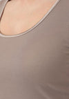 YAS Paloma Tank Top, Taupe