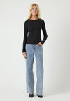 YAS Paloma Long Sleeved Top, Black