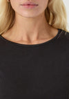 YAS Paloma Long Sleeved Top, Black
