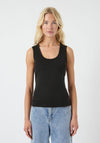 YAS Paloma Tank Top, Black