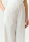 YAS Tama High Waisted Trousers, Off-White