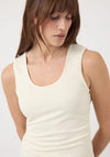 YAS Paloma Tank Top, Cream