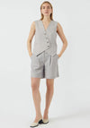 Y.A.S Riu Tailored Waistcoat, Light Grey