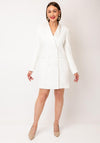 Y.A.S. Yara Lace Blazer Dress, White