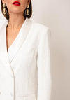 Y.A.S. Yara Lace Blazer Dress, White