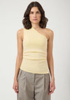 YAS Venice One Shoulder Top, Yellow